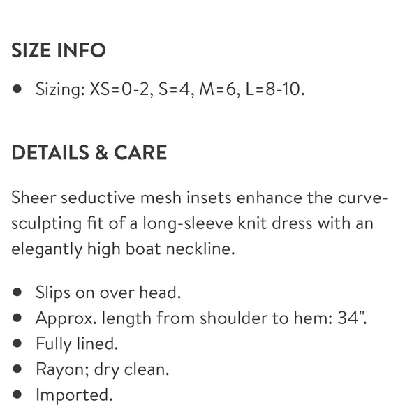 T Alexander Wang Mesh Insert Dress 8/10 L - Picture 11 of 11